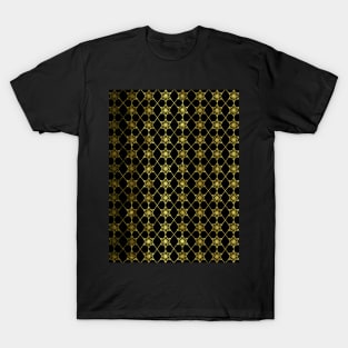 Gold Star Pattern T-Shirt